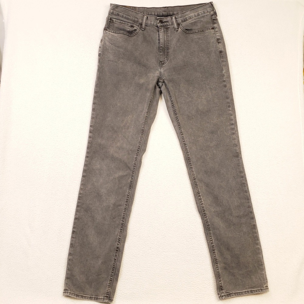 Levi's 541 Athletic Taper Jeans Mens 34x36 Gray Stretch Denim Pants Millennial